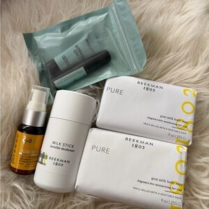 Beekman 1802 Pure Goat Milk Body Soap & Milk Stick Deodorant FREE Vitamin C +